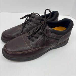Earth Spirit Dennis Men’s 12 Wide Dress Shoes Oxford Brown Lace Up MNES41ER009